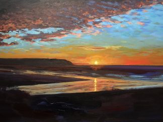 woolacombe sunset painting