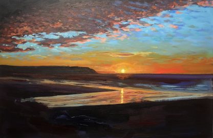 woolacombe sunset painting